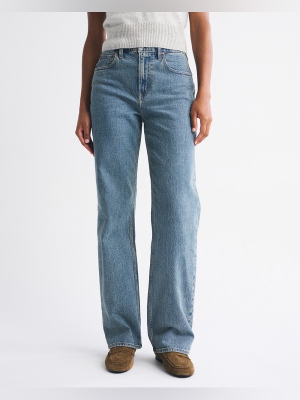 Abercrombie & Fitch Curve Love 90s Relaxed High Rise Jeans size 2